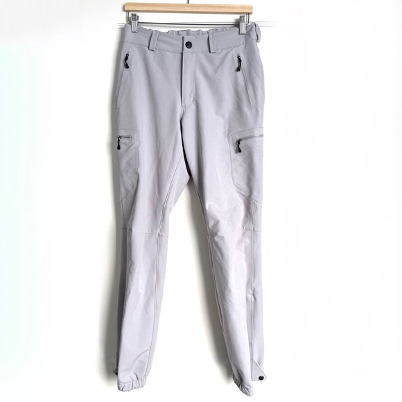 Patagonia Pants - PATAGONIA Alpine Guide Soft Shell Stretch Pants in Light Gray size 8